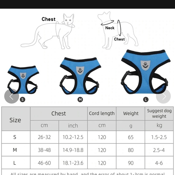 NWT Comfort Dog Harness Leash Bundle Set - Picture 5 of 5